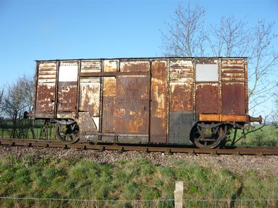 London, Tilbury & Southend Rly. Vacuum Cleaning Van No.1857 the sole remaining example of an LT&SR carriage or wagon